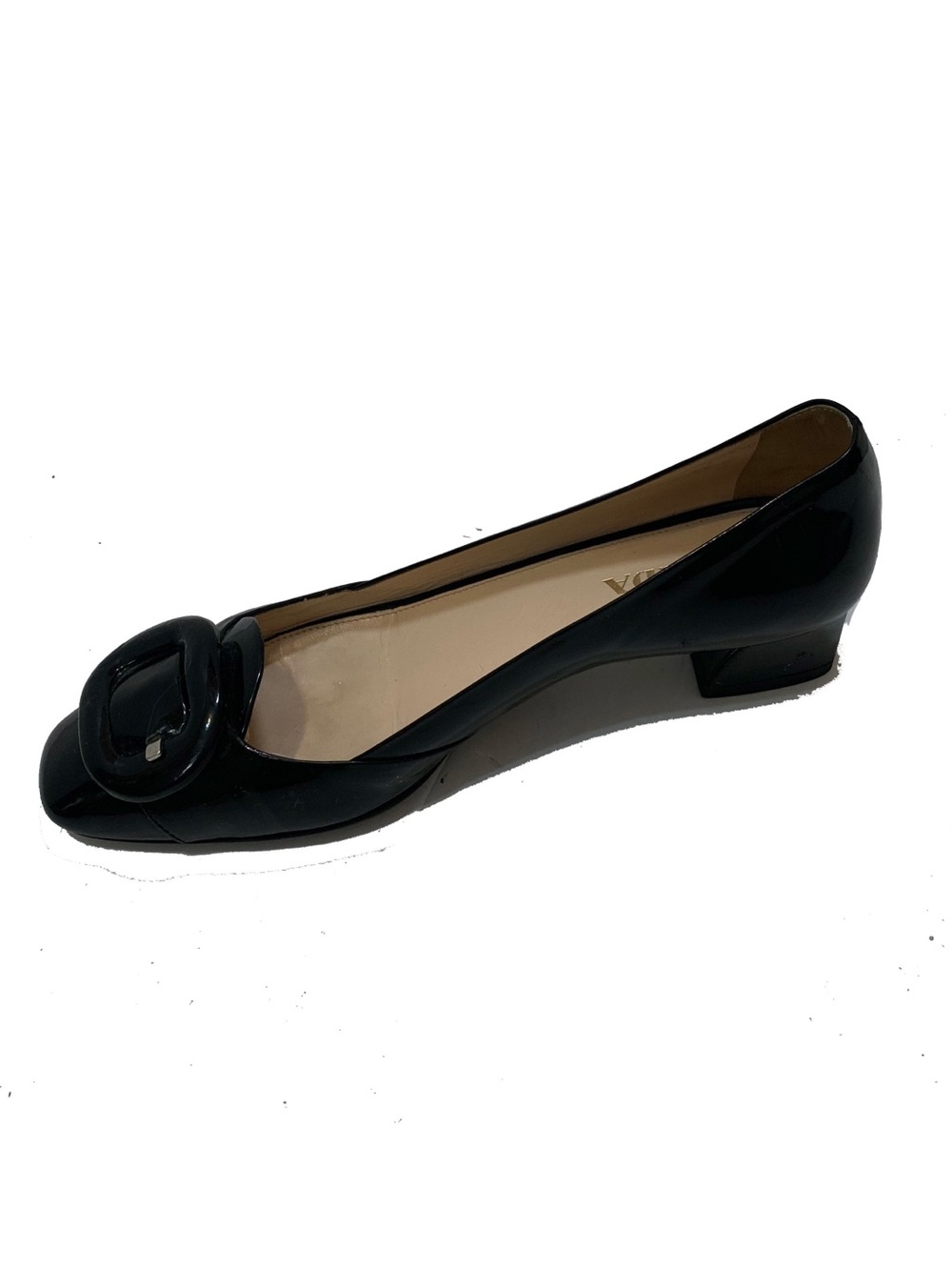 Prada Black Patent Leather Square-Toe shoes - Picture 3 of 7